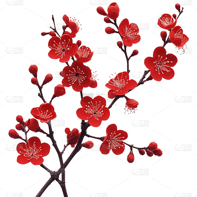 红色梅花