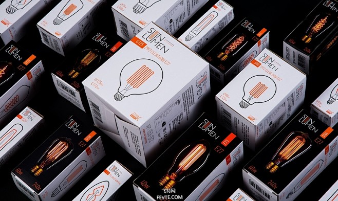 两款智能LED灯泡包装设计 飞特网 工业...