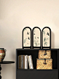 《燕归》中古风花鸟屏风桌面装饰摆件电视柜创意高级感摆画装饰画-tmall.com天猫