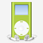 iPod迷你绿色MP3播放器iPod高清素材 MP3播放器 green iPod ipod mini mp3 player 绿色 迷你 免抠png 设计图片 免费下载