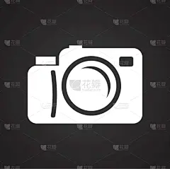 照片,相机,黑色背景,动机,图标,摄影师,明亮,黑色,概念,收集