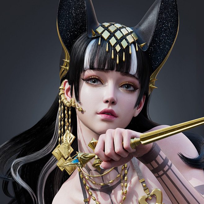 Poker Queen-原创3D角色/装...