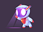 Trading Bot Character Illustration