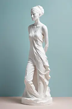 手工雕像石膏雕塑模型图片