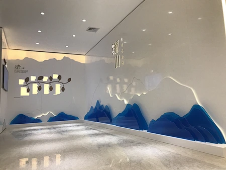 多功能展厅设计_工艺工法展示设计_房地产临时售楼处展厅展馆设计-智汀国际-花瓣网