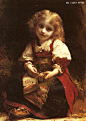 一个小女孩抱着一只鸟_油畫 _T20191116 ?yqr=15463113# _X西画人物_T20191116 