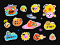HuoHua App - Sticker Design by Mia on Dribbble