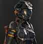 Space Suit , Leonardo Peralta : Hi guys, this is my last model, I love sci fi movies and games, so I wanted to do a cool suit with an exo skeleton, I keep a lot of detail in certain areas and low detail in others to keep the design balanced, it was a grea