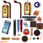 @图维画社  |  《阴阳师》游戏场景/背景/贴图/ui/立绘素材合集