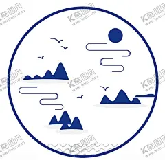 小山水图标 【酷图网】小山水,图标,简单,单色,简笔画