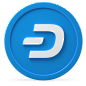 Dash_front_glossy_s - 30款虚拟数字货币立体3D图标 Crypto 3D Pack