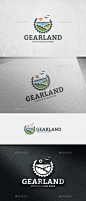 齿轮土地标志模板——符号标志模板Gear Land Logo Template - Symbols Logo Templates应用,博客、聊天、公司、建筑、环保、生态、会徽、论坛、齿轮、绿色工业、产业、土地、景观、标识模板,机器,马克,技师,自然,自然,专业,专业的商标,商标出售,软件,解决方案,启动时,太阳、科技、水 application, blog, chat, company, construction, eco, ecological, emblem, forum, gear, green, 