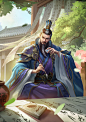偷酒不拜*钟繇&钟会_看图_三国杀皮肤吧_百度贴吧
