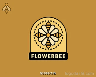 #LOGO设计# 一组以蜜蜂为元素的LOGO设计欣... 来自LOGO大师 - 微博-花瓣网