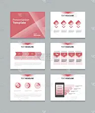 业务矢量模板演示幻灯片背景设计