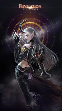 去年参加第一届天谕绘画比赛的作品，自己手绘，有版权请勿随意使用！！！！原本就是想做个手机壁纸的，现在终于弄出来了……拖延症晚期，其实还有几张……时间不够，开的脑洞太多。