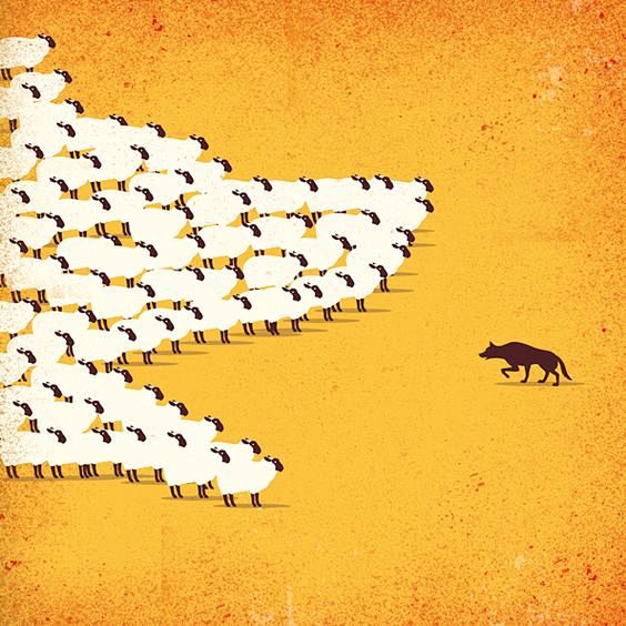 充满寓意的插画设计一组   |  来自插...