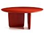 Lacquered round table TOBI-ISHI | Lacquered table by B&B Italia