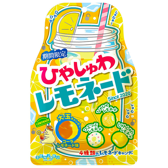日本进口零食 扇雀饴期间限定什锦柠檬苏打...