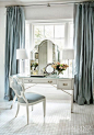 My kinda dressing table - just what every girl needs as her private beautify station!