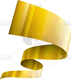 黄金,缎带,白色背景,纺织品,风,模板,疤,标签,写实