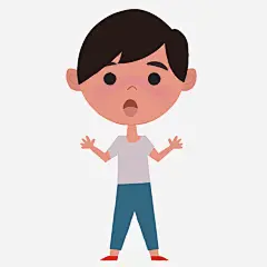 可爱张大嘴巴的男孩_新图网 https://www.ixintu.com 男孩 嘴巴 卡通 可爱 人物 手绘 短袖 矢量图
