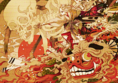 大薇薇Vivian采集到商业平涂插画