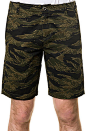 The Tiger Camo Utility Shorts in Green