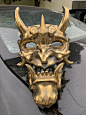 东莞破铜出品黄铜般若面具经典日式恶魔鬼脸装饰可挂-淘宝网