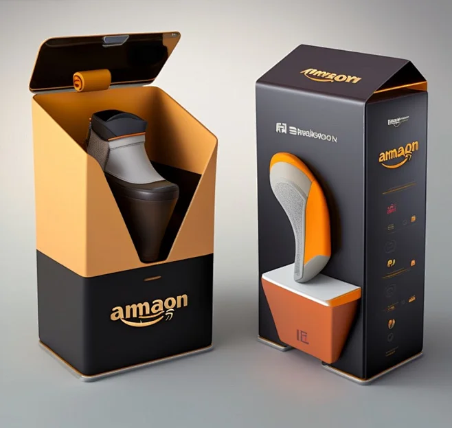 box Mockup Packaging 3D Amazon Product label design packaging design ...
