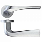 Draco Passage Door Handle Kit LPD Doors Finish: Satin Chrome  - Bronze/Chrome/Satin Chrome - Size: 5cm H X 12cm W X 6cm D