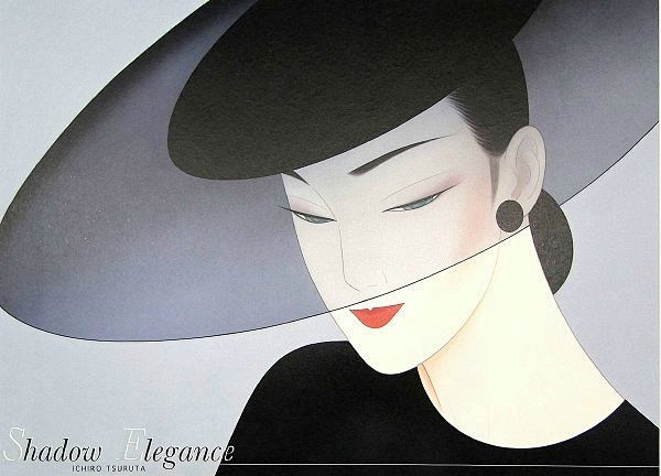 【日本画家鹤田一郎版画作品】