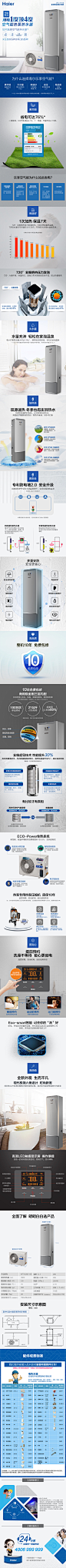 海尔乐享空气能热水器详情页
