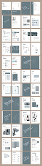 Brand Manual and Identity Template – Corporate Design Brochure – with 48 Pages and Real Text!!!Minimal and Professional Brand Manual and Identity Brochure template for creative businesses, created in Adobe InDesign in International DIN A4 and US Letter&am