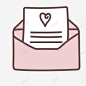粉色的爱心信封图标高清素材 个性 信件 创意 可爱 图标 婚礼 爱心 粉嫩系 粉色 UI图标 设计图片 免费下载 页面网页 平面电商 创意素材