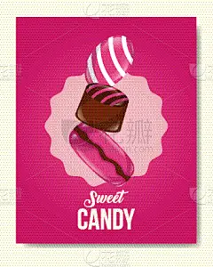 糖果,概念,棒棒糖,果冻,华丽的,焦糖,甜食,水果,圆形,标签