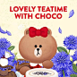 “LOVELY TEATIME with CHOCO~❤”
CHOCO, a teatime lover makes teatime so elegant!
.
With prime tea leaves from Yorkshire, North England
and traditional brewing recipes,
The elegant Royal Milk Tea and fragrant Earl Grey Milk Tea
is coming up~♡
.
Only at LINE 