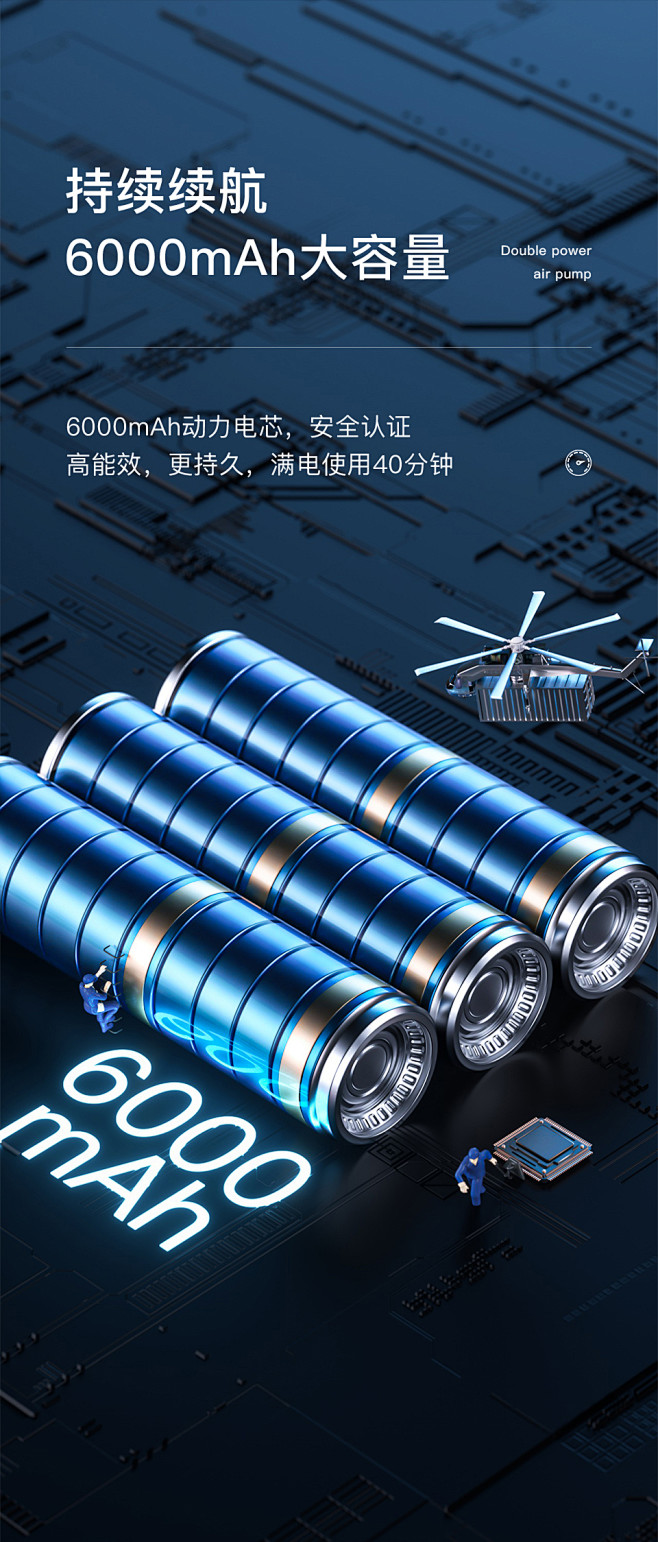 【领臣LC-D15】领臣 车载充气泵无线...