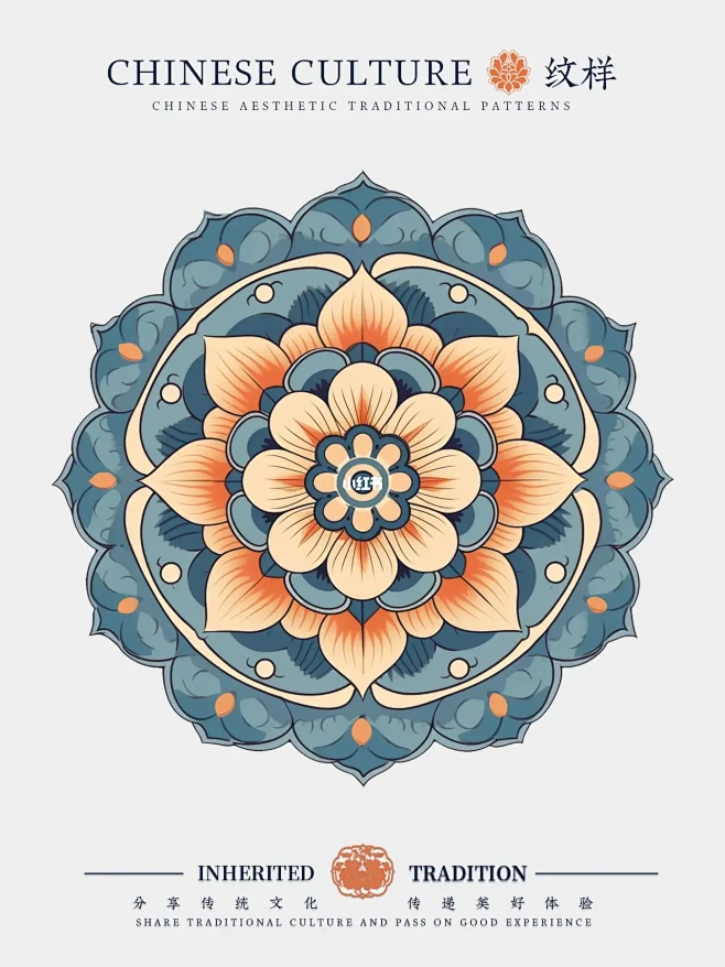 中国传统纹样｜花卉纹样