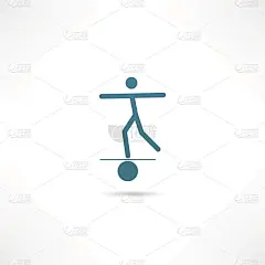 平衡的火柴人