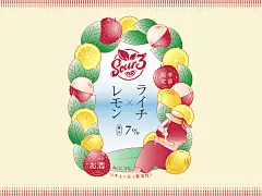 SOUR 3 水果沙瓦 : SOUR 3 水果沙瓦系列
Packaging, Visual Consulting
Sour3是由三商食品推出的水果沙瓦品牌，主打內含高比例的果汁成分，期待為消費者創造酸甜的微醺時刻。
 
設計上以「在微風中享受微醺美好」作為想帶給客群的感受，以柔和的插畫筆觸，勾勒圍繞成一圈的水果，以及席地而坐的帽子少女，呈現出水果的飽滿與鮮甜欲滴，和少女自在地享受水果氣泡感的閒適心境，透過鮮豔明動的色彩與元素，向客群傳遞豐沛浪漫的飲用體驗。
 
Sour3持續研發不同的口味，為了維持Sou