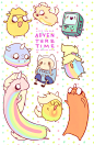 Adventure time jake the dad stickers