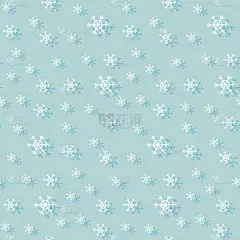 雪花无缝图案在现代风格。抽象北欧几何设计为冬季装饰室内，印刷海报，贺卡，横幅，织物，包装纸设计。矢量