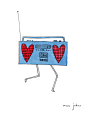 boombox with hearts