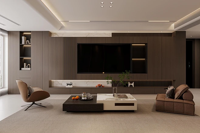 客厅-装修内的花瓣采集图片-绅度-