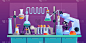 Conducting chemical test or experiment on indoor t