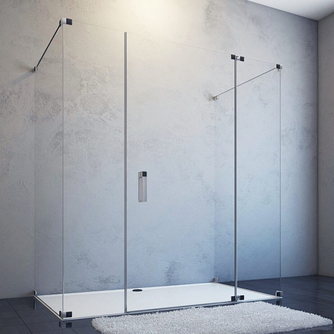 长方形淋浴房3D模型（OBJ,FBX,M...
