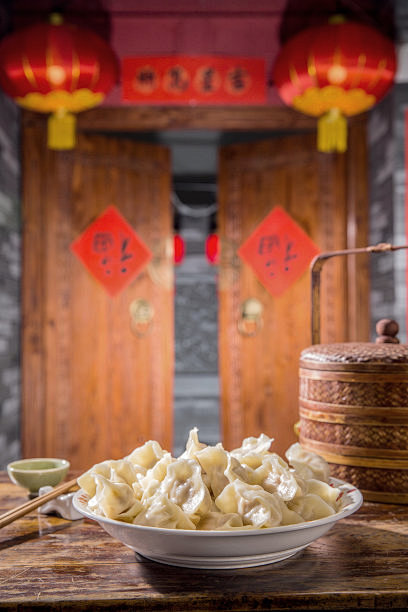 春节吃饺子图片下载