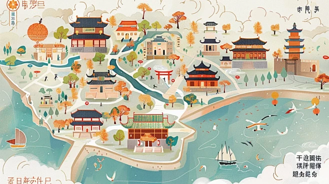 是谁还不会用AI直接生成手绘地图？ - 小红书