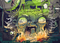 Behance Cali Character colombia design guacala guacalastudio ILLUSTRATION  photoshop poster